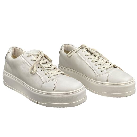 Vagabond Women's Judy Cream Platform Lace Up Sneakers Size US 10 - Picture 5 of 11